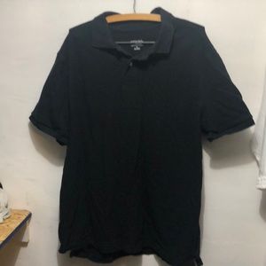 Merona mens XL black short sleeve polo shirt.